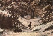 Gustave Courbet Deer Germany oil painting artist